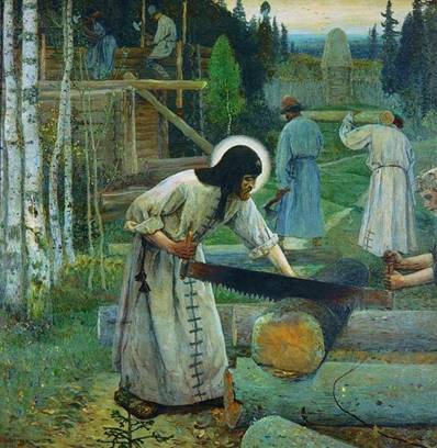 М.В. Нестеров. Труды преподобного Сергия